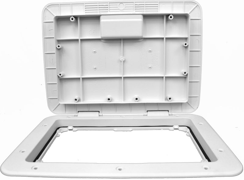 Tempress 11 x 15 Access Slam Boat Hatch Storage Lid White - Image 4